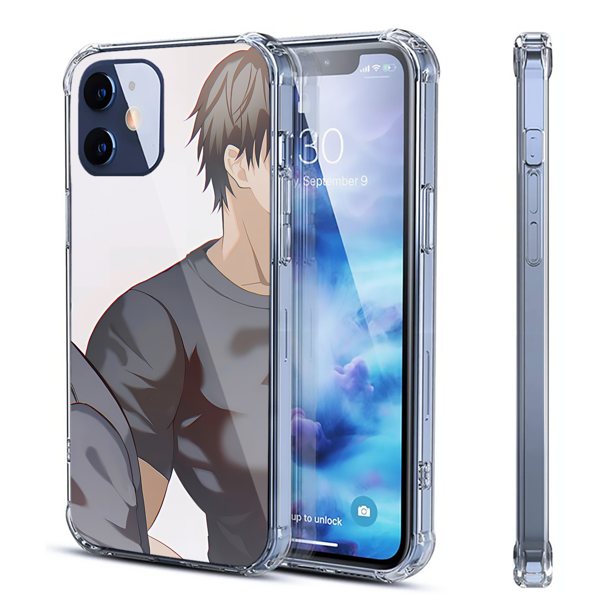 （画像用） SPY×FAMILY间谍家家酒 【iPhone 12シリーズ対応】透明スマホケース（クリアソフトケース）